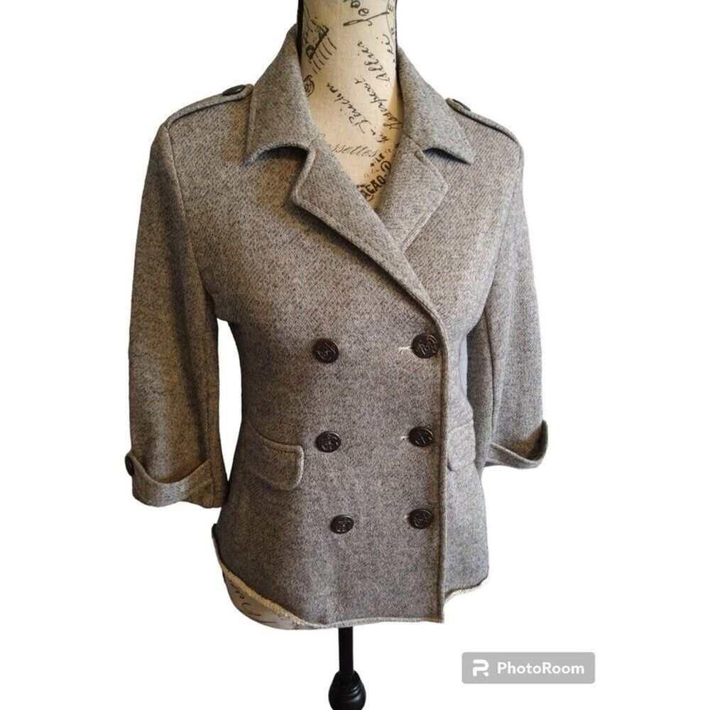 CABI  jacket small gray Boho officey buisness